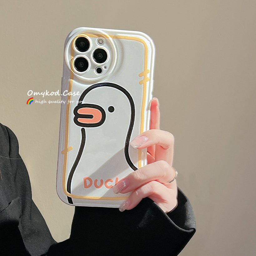Ốp Điện Thoại Mềm In Hình Vịt Omykod Cho Samsung S21 S20 FE S22 S21 S20 Note 20 Plus M23 M33 M52 M53