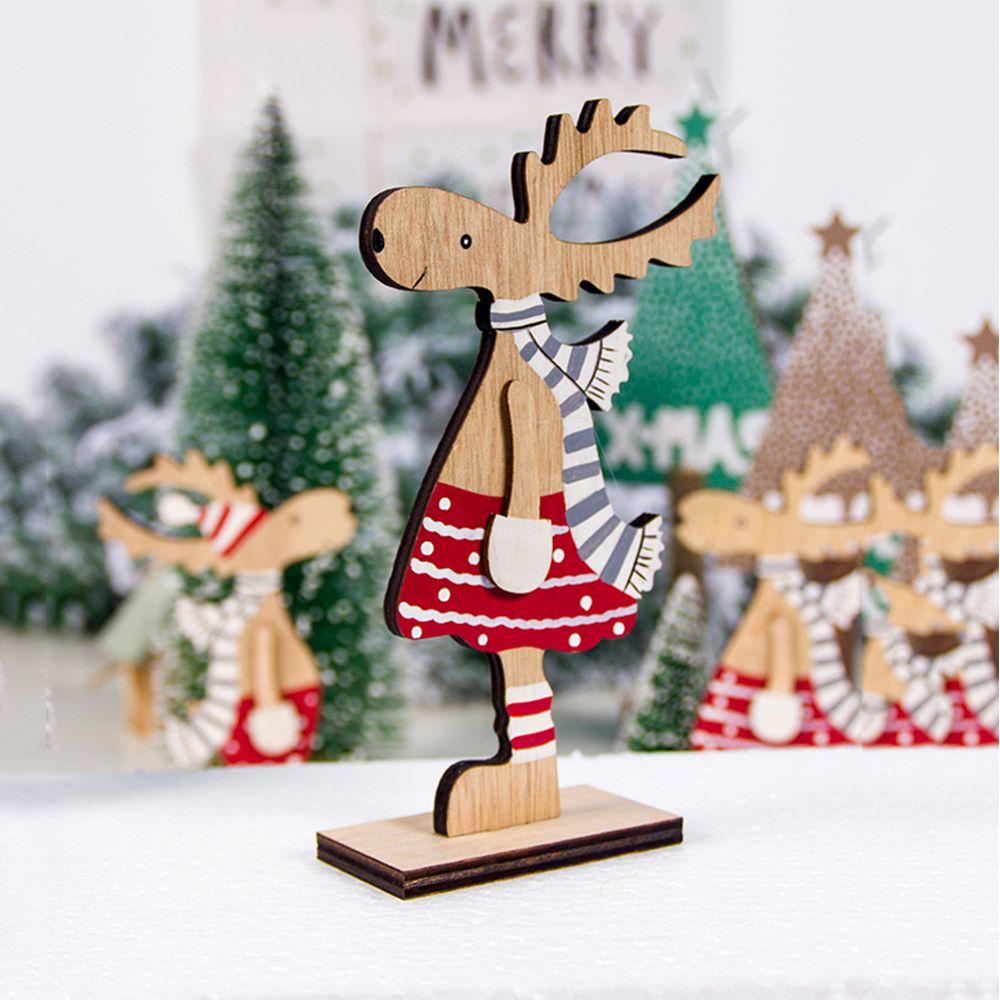 MAG Phụ Kiện Trang Trí Giáng Sinh Bằng Gỗ Tự Nhiên