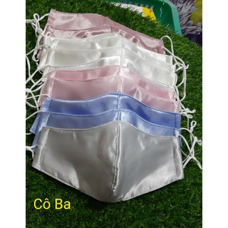 Khẩu trang vải phi lụa