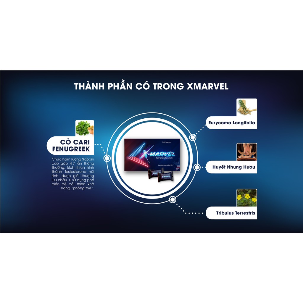 Viên ngậm tăng cường sinh lý nam X-MARVEL- MAX - Kéo dài thời gian - Giao hàng kín đáo - Hộp 8 viên | BigBuy360 - bigbuy360.vn