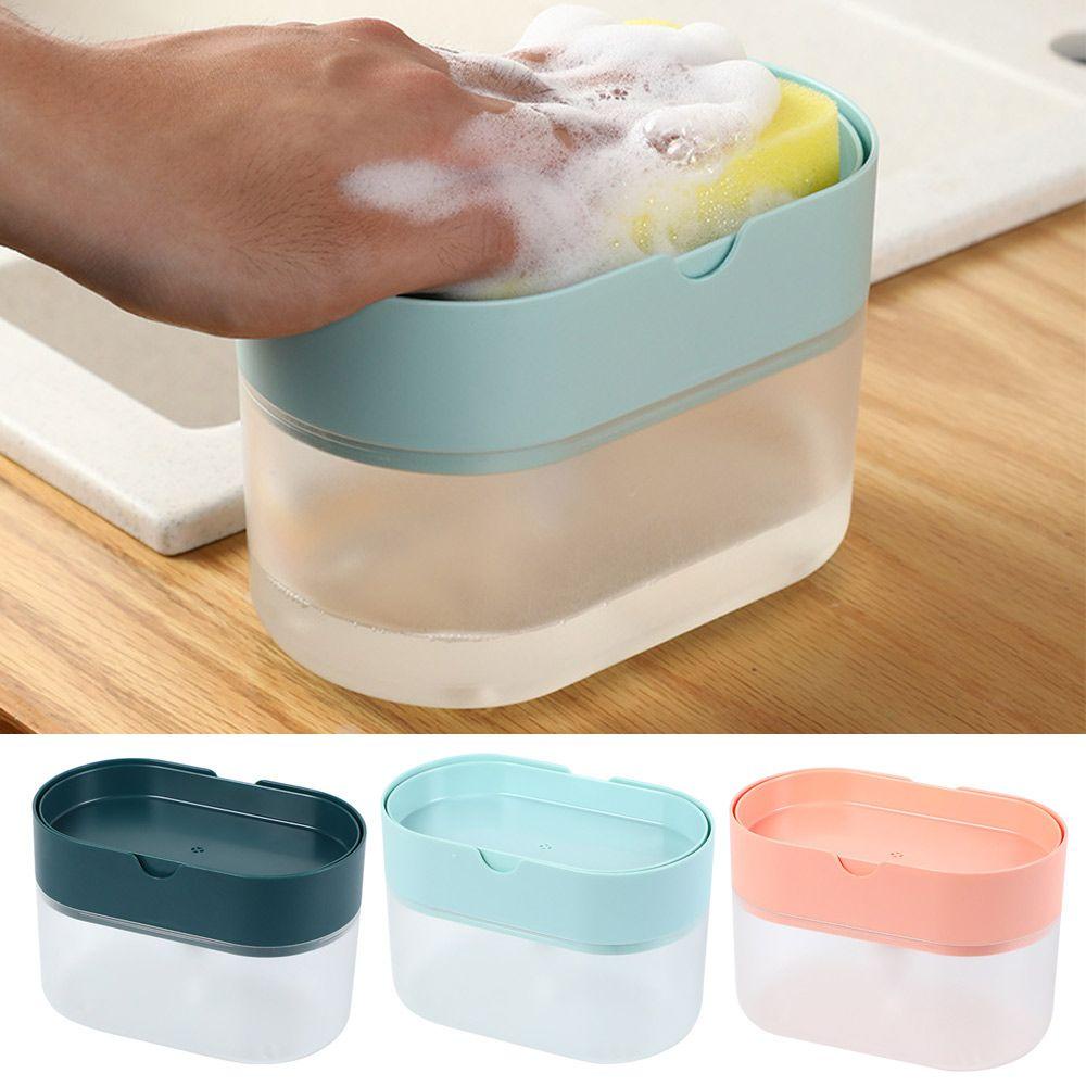 LONTIME Hộp Đựng Xà Phòng Dạng Nhấn Tiện Dụng Cho Nhà Bếp