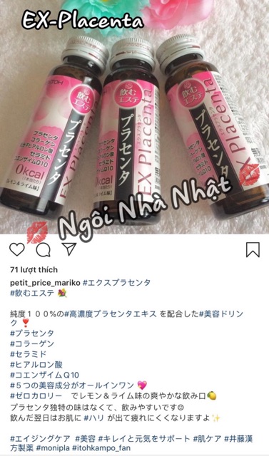 [ Date 2024 ] Viên uống nhau thai cừu EX Placenta Itoh 4000mg | Thế Giới Skin Care