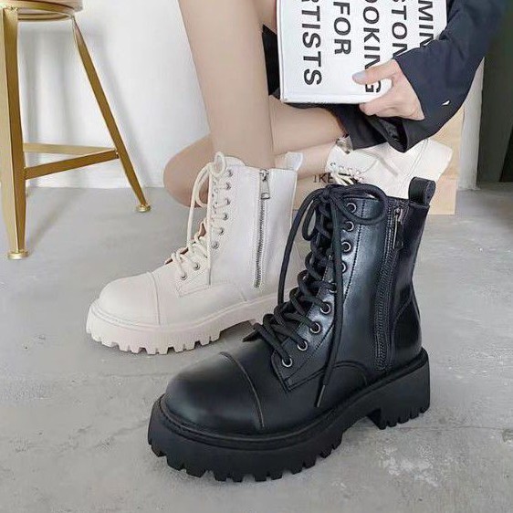 1G[ Order] Boots cao cổ khoá bên siêu tiện nằm trong bộ sưu tập mùa thu đông 2020