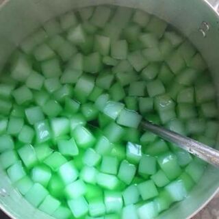 1kg thạch dừa thô