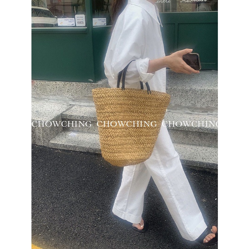 Hàng Mới Về Mới Túi Xách Rơm Đan Tay Phong Cách Retro Pháp 2022