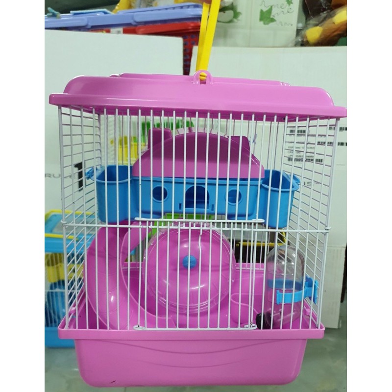 Lồng hamster cổ điển (23x17x25cm) (có clip ráp nhà)