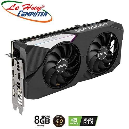 Card màn hình - VGA ASUS Dual GeForce RTX 3060 Ti OC 8GB GDDR6 V2 - (DUAL-RTX3060TI-O8G-V2)