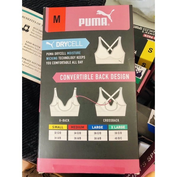 ÁO THỂ THAO Puma Seamless Sports Bra Size S, L, XL