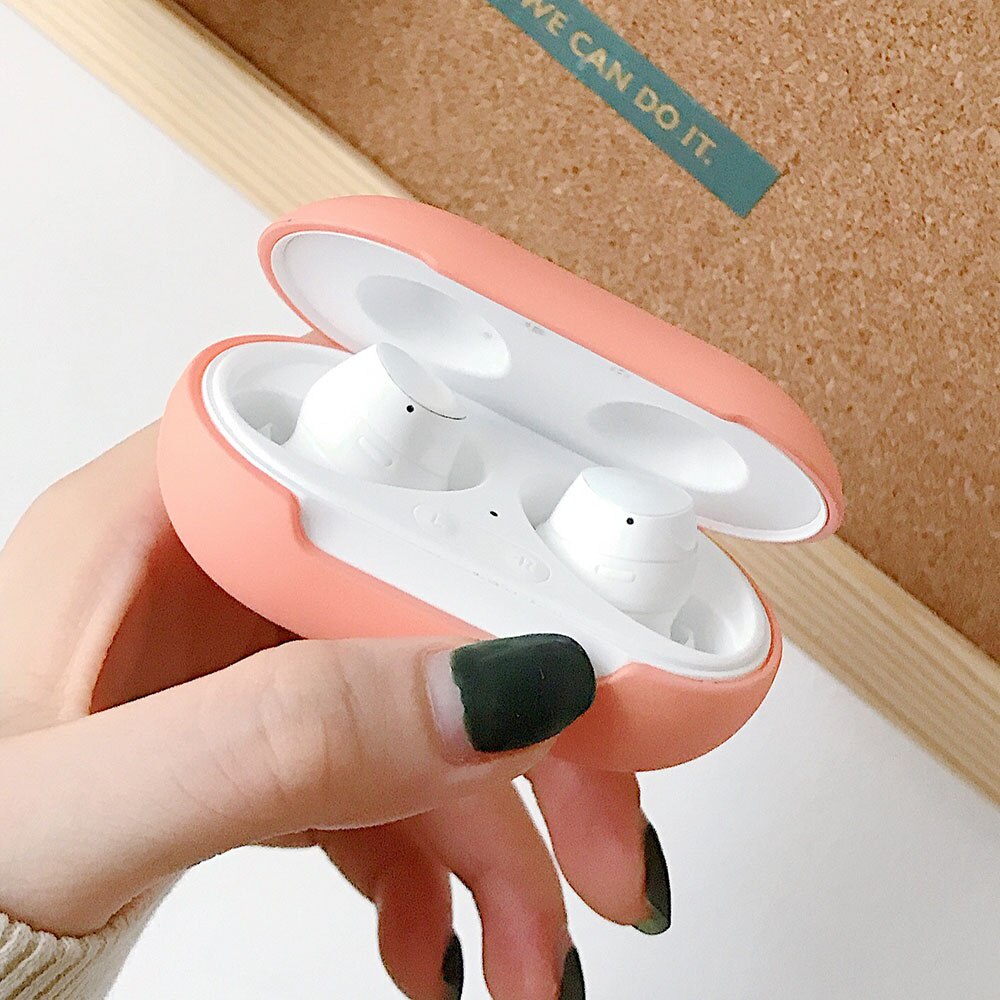 Ốp hộp sạc tai nghe cứng màu nhám dễ thương cho Samsung Galaxy Buds Plus