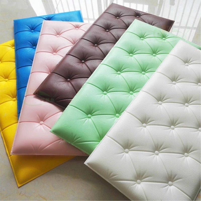 Miếng Dán Tường 3D 60*30cm Chất Liệu Xốp Dày Dặn Mềm Mại Chống Va Chạm Cho Nhà Trẻ