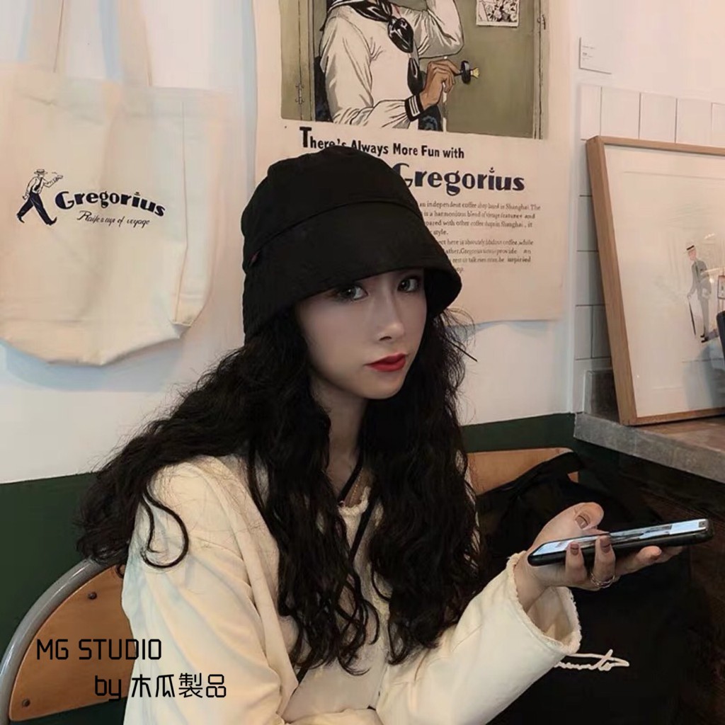 Nón Tai Bèo Mugua Che Nắng Phong Cách Retro Nhật Bản Dễ Phối Đồ