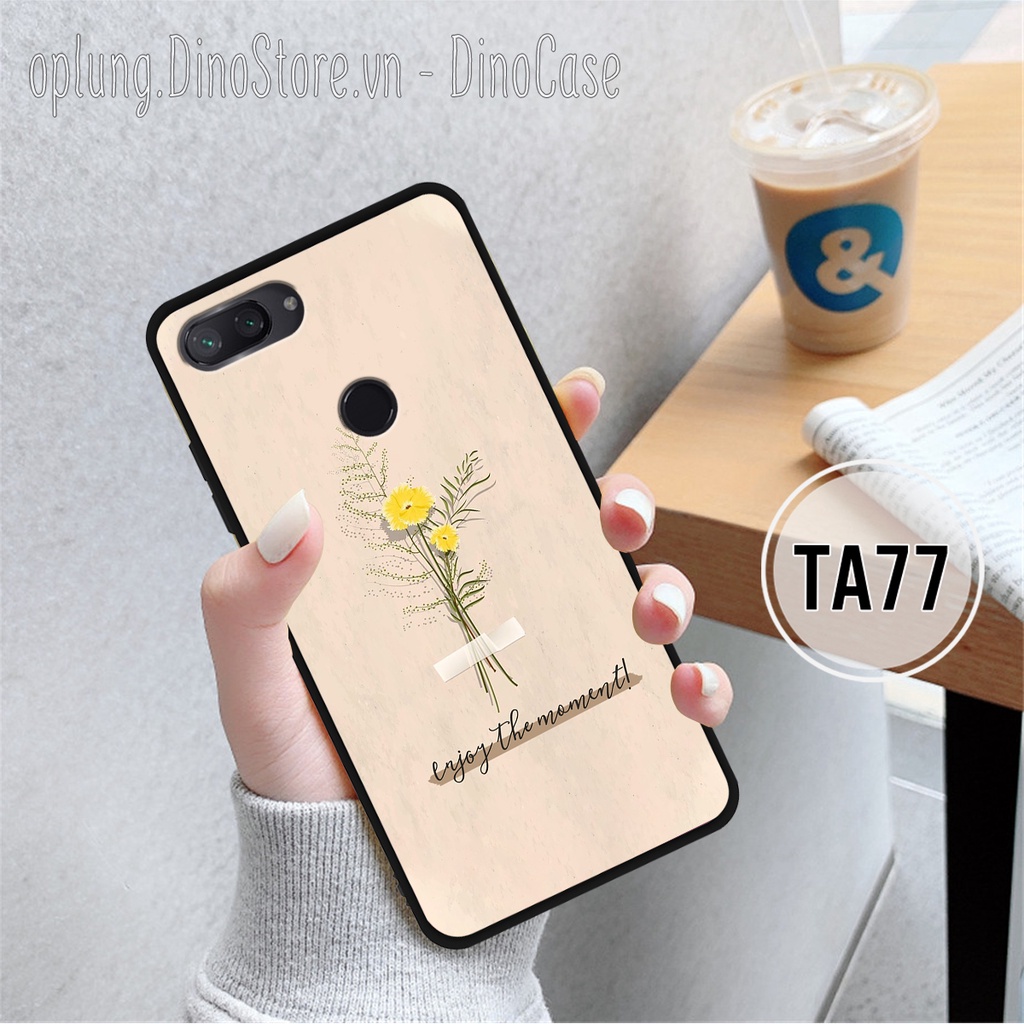 Ốp lưng Xiaomi Mi 8 - Mi 8 SE - Mi 8 Lite - Ốp điện thoại Xiaomi lưng cứng viền silicon hình hoa nữ tính nhẹ nhàng.