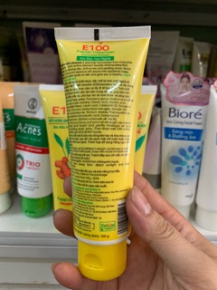 Sữa rửa mặt nghệ E100 100g
