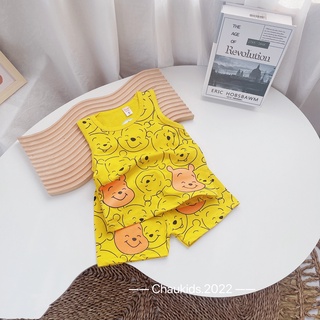 Cặp ba lỗ gấu béo bé trai