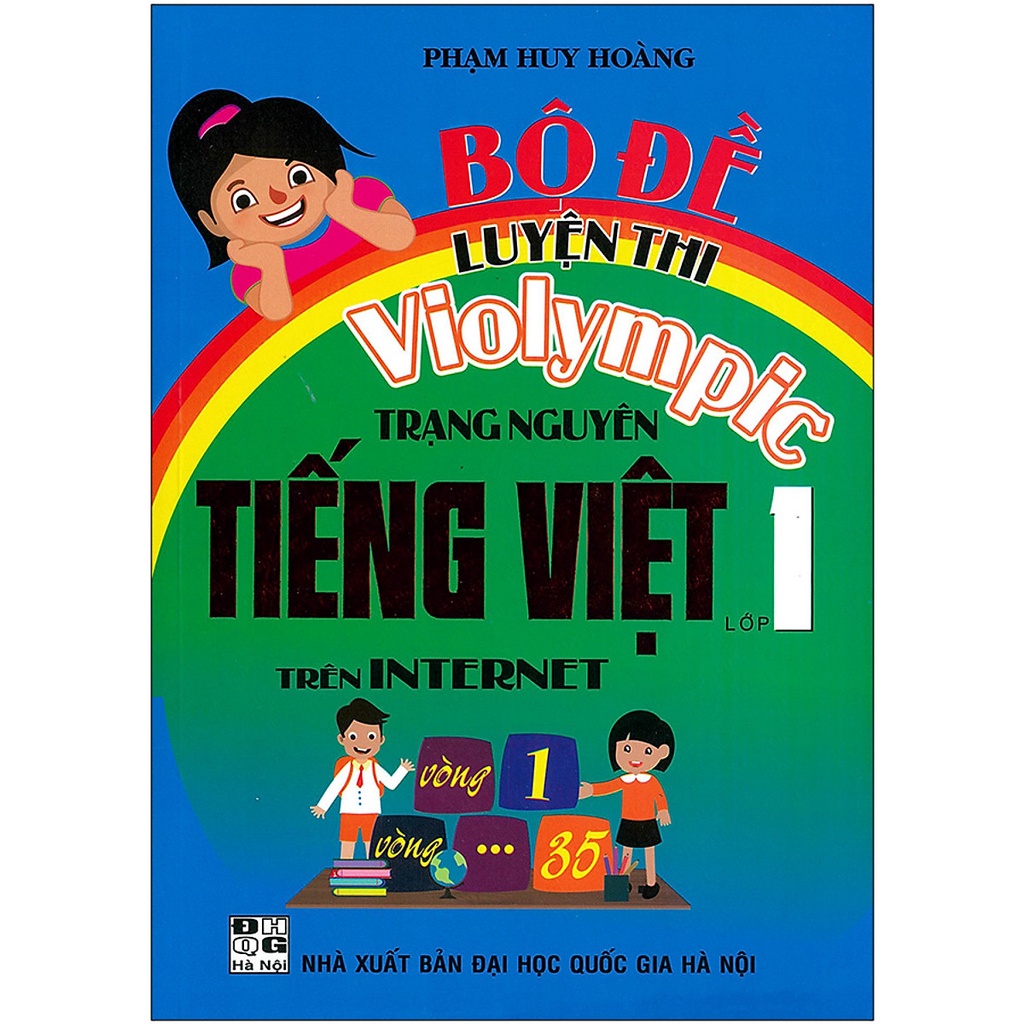 Sách - Bộ Đề Luyện Thi Violympic Trạng Nguyên Tiếng Việt Trên Internet Lớp 1