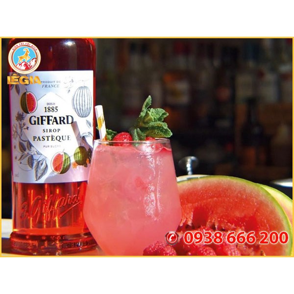 SIRO GIFFARD DƯA HẤU 1L - GIFFARD WATERMELON SYRUP