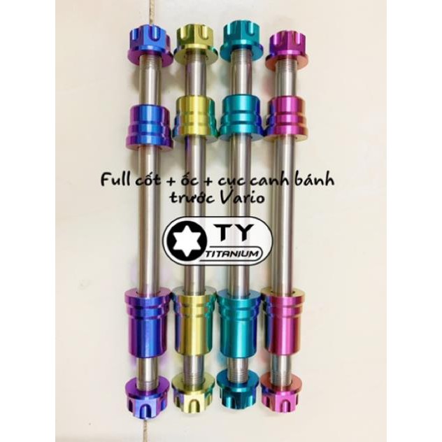 Combo Full CỤC CANH, TÁN ỐC, CỐT BÁNH TRƯỚC - Chuẩn TITAN GR5