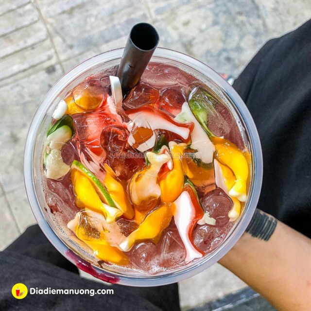 Thạch gói con cá , trứng gà