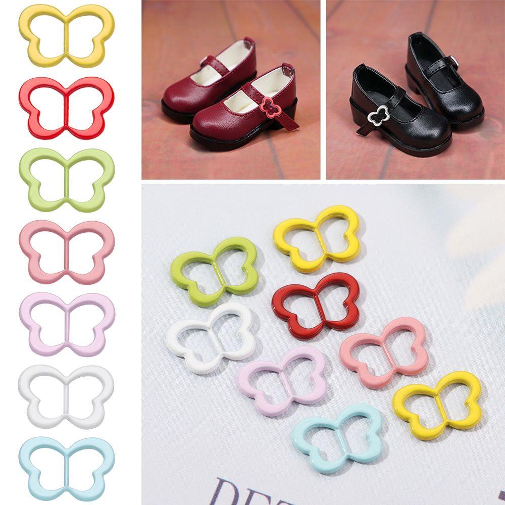 Bộ 20 Nút Thắt Lưng Mini Hình Bươm Bướm Dùng May Đồ Chơi DIY