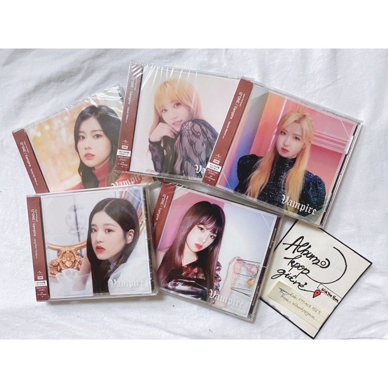 Izone Japan Album Vampire chọn bìa như hình nguyên seal.