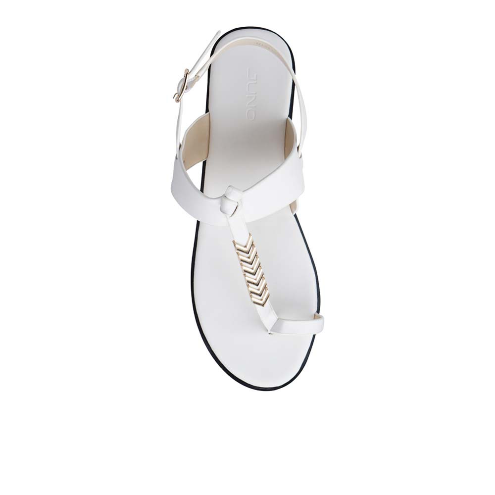 JUNO - Giày sandal t-strap khóa trang trí SD01084