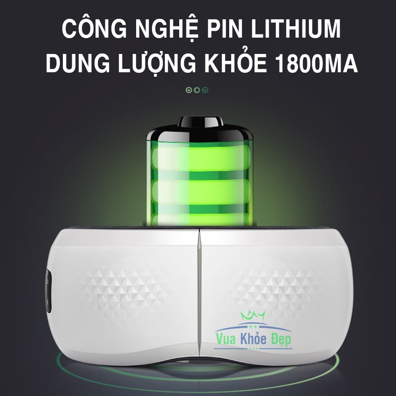 Máy massage mắt, máy mát xa mắt giảm cuồng thâm, đau mắt loại dùng pin HY-01 cao cấp