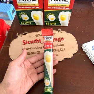 (Hộp 12 cây ) Xúc xích ponnie cá tuyết phô mai/cá tuyết/mực 1 nắng/thịt heo