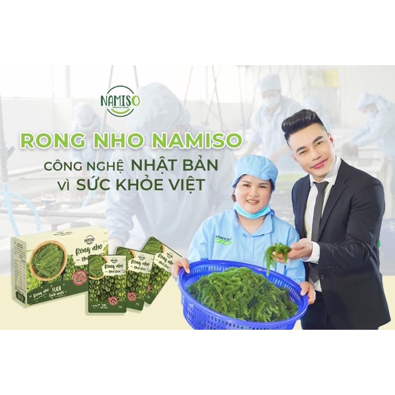 [ Quà tặng Nước chấm mè rang ] Rong nho Tách nước YUKIBUDO - Namiso- Green Food - trường thọ chính hãng