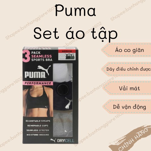 Set áo tập PUMA sale 50% hàng Mỹ bill đầy đủ