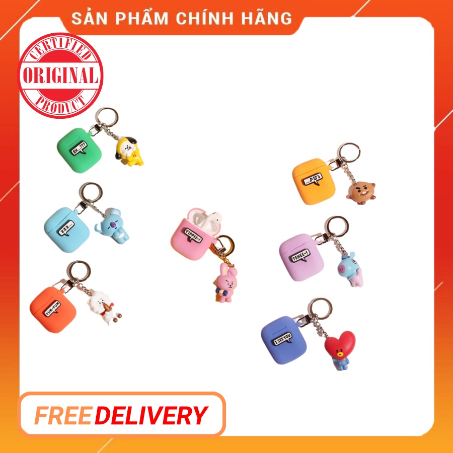 BT21 AIRPODS FIGURE CASE CHÍNH HÃNG ROYCHE NHẬP KHẨU Beens Company