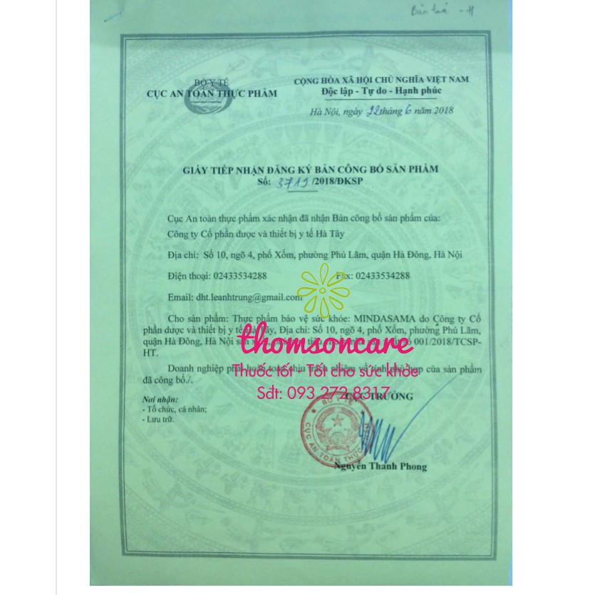 Trắng da, giảm nám, tàn nhang Mindasama Hộp 60 viên từ Collagen, mầm đậu nành, vitamin E, dầu gấc