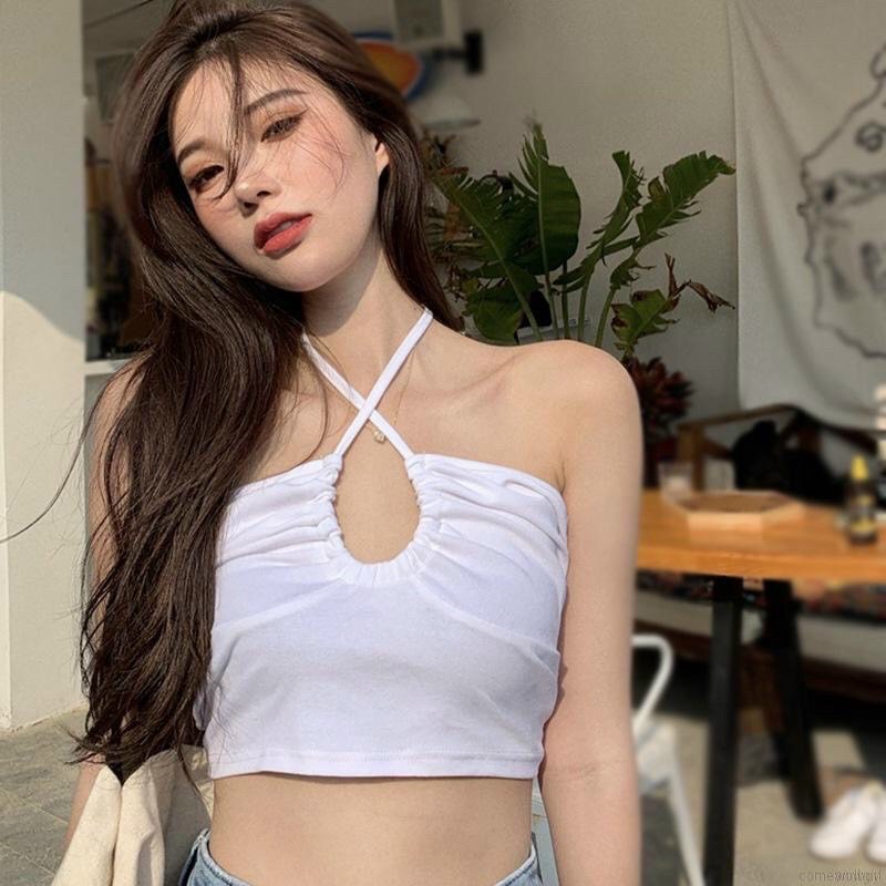 ÁO CỔ YẾM THUN GÂN