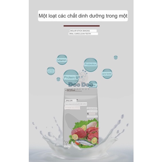 Hạt thức ăn cho chó trưởng thành JIALUN vị bò và rau củ