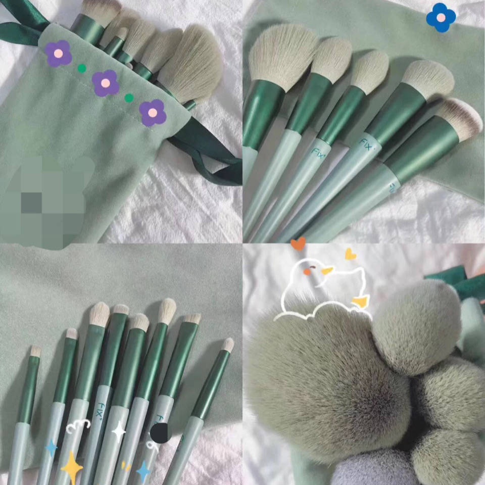 Li Jiaqi với cùng quyết định Bàn chải trang điểm Set Eye Shadow Blush Powder Highlight Sửa chữa Lip Brush Beauty Tool M | BigBuy360 - bigbuy360.vn