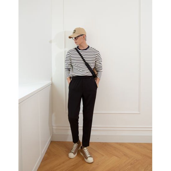 [PAPER STUDIO] Áo thun nam sọc ngang tay dài basic | BigBuy360 - bigbuy360.vn