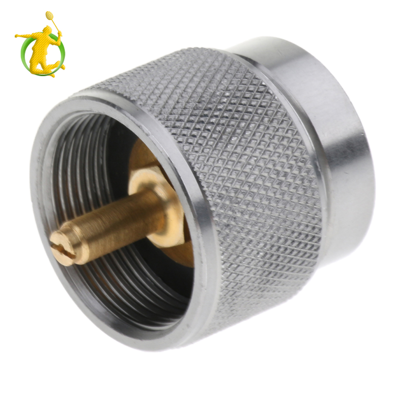 [Fitness]Outdoor Camping Stove Gas Refill Adapter Picnic Burner Connector Converter