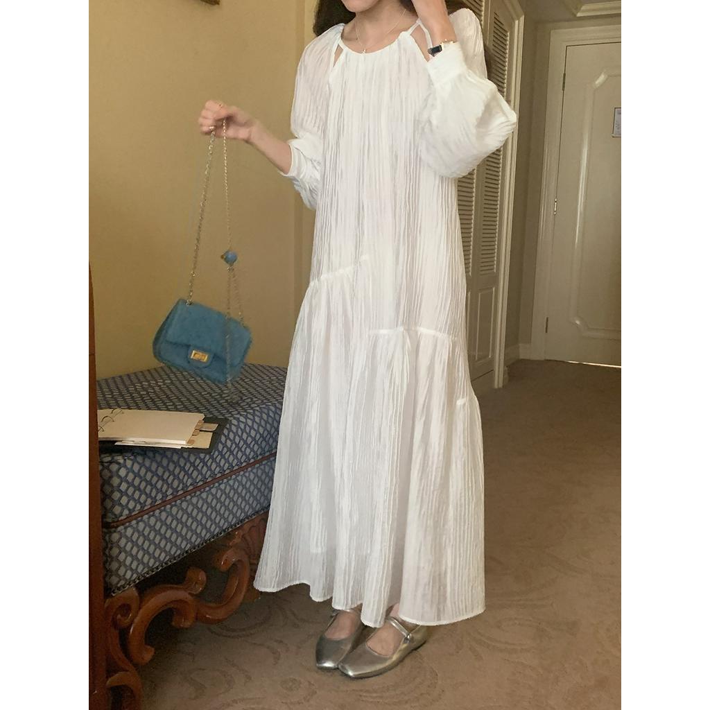 Đầm Dài Dáng Rộng Thiết Kế Độc Đáo Thời Trang 62064