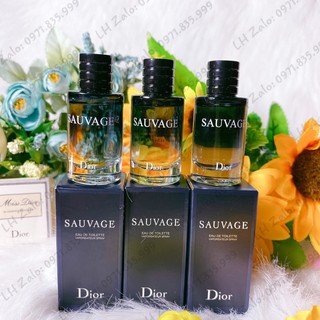 Nước hoa nam dior sauvage 𝐄𝐃𝐓 10ml, nước hoa mini nam