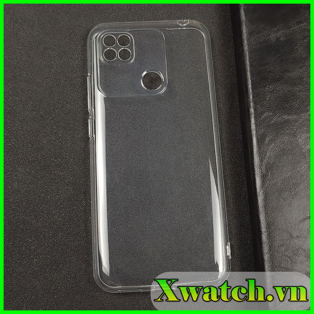 Ốp lưng Silicon Mềm Trong Suốt Cho Xiaomi Redmi 10A Redmi 10C có bảo vệ camera