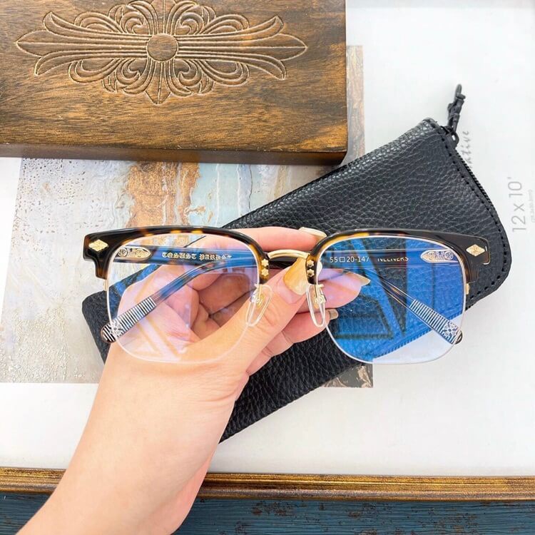 Gọng Kính Cận Nam, C.HROME, Kính cận, Kèm Full Box, Bảo Hành 12 tháng - donghokinhmat168