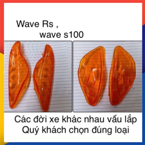 Nắp xi nhan cam trước sau Wave A 2006-2020 (50cc, 100cc và 110cc)