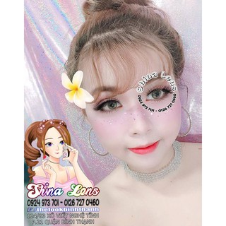 Lens Kính Sát Tròng Milk Brown