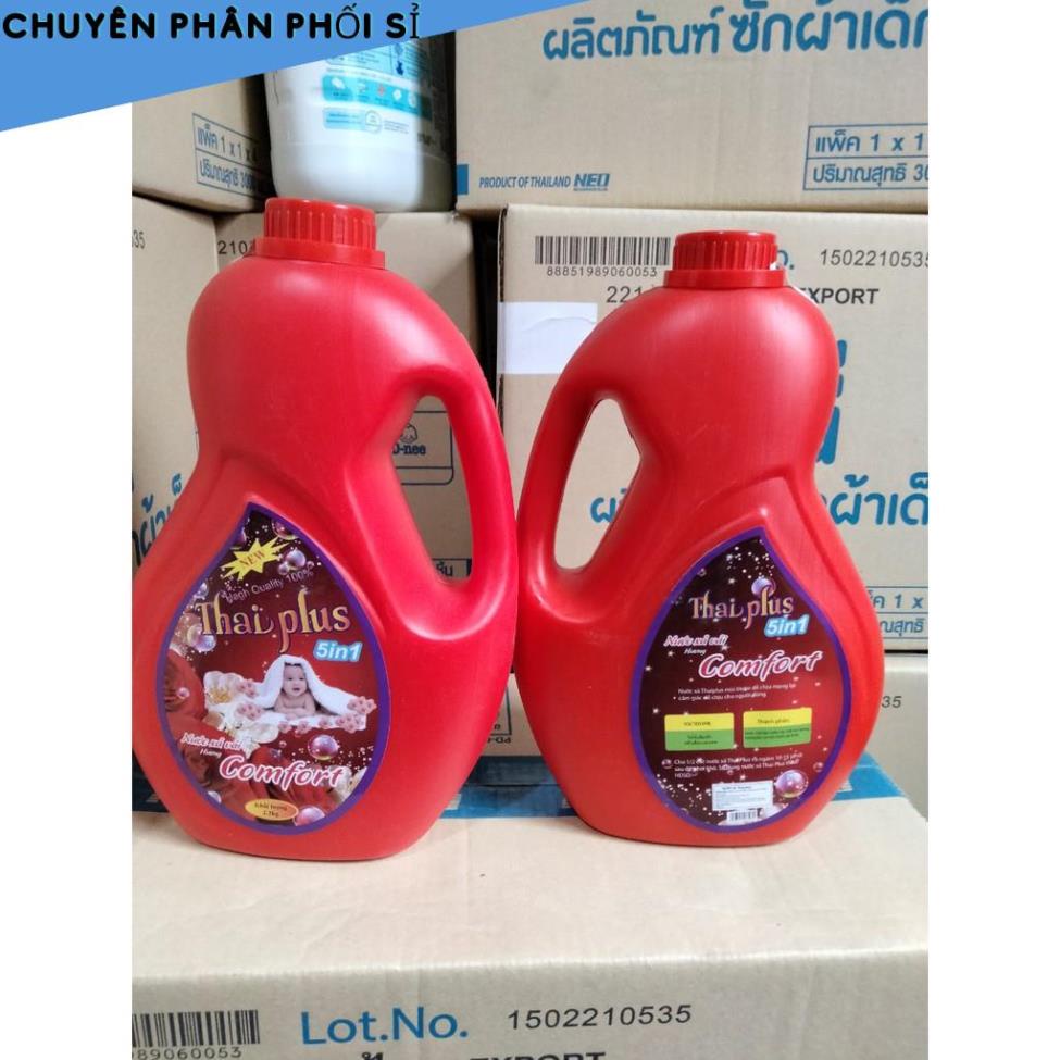 Nước Xả Vải Thái PLUS 2.2 Lít-Công Thức Hạt Siêu Lưu Hương