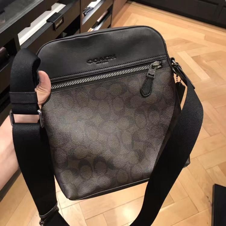 COACH Túi Đeo Chéo Vuông Nhỏ Phong Cách Mỹ Thời Trang Cho Nam F73336