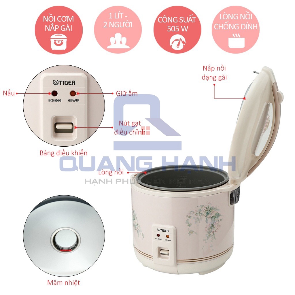 Nồi cơm điện tử Tiger JNP-1000 | JNP-1803 dung tích 1L|1.8L