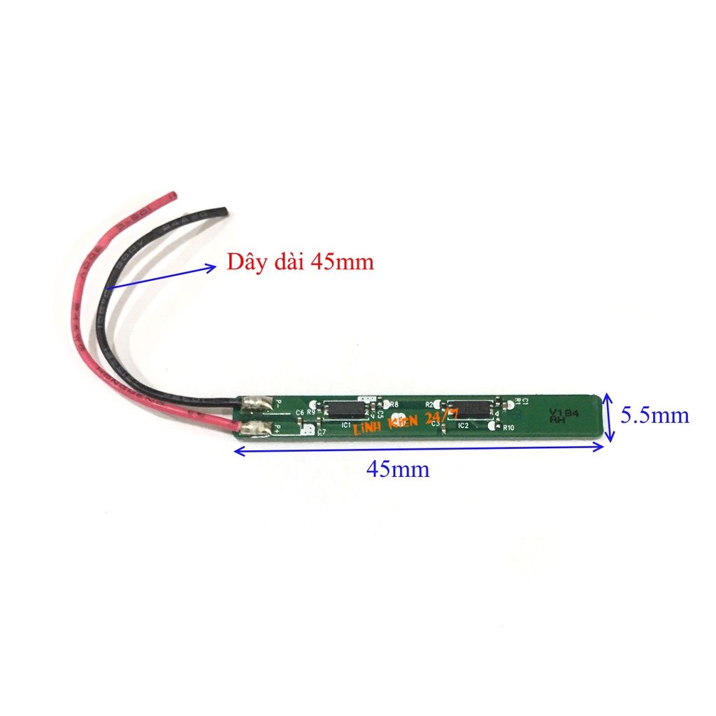 MẠCH SẠC VÀ BẢO VỆ PIN 1S 3.7V 6A