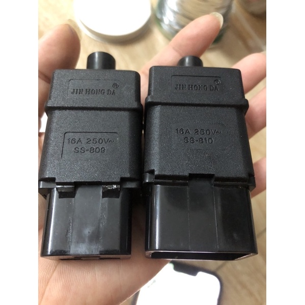 Jack phích nguồn điện đực cái chuẩn C19 và C20