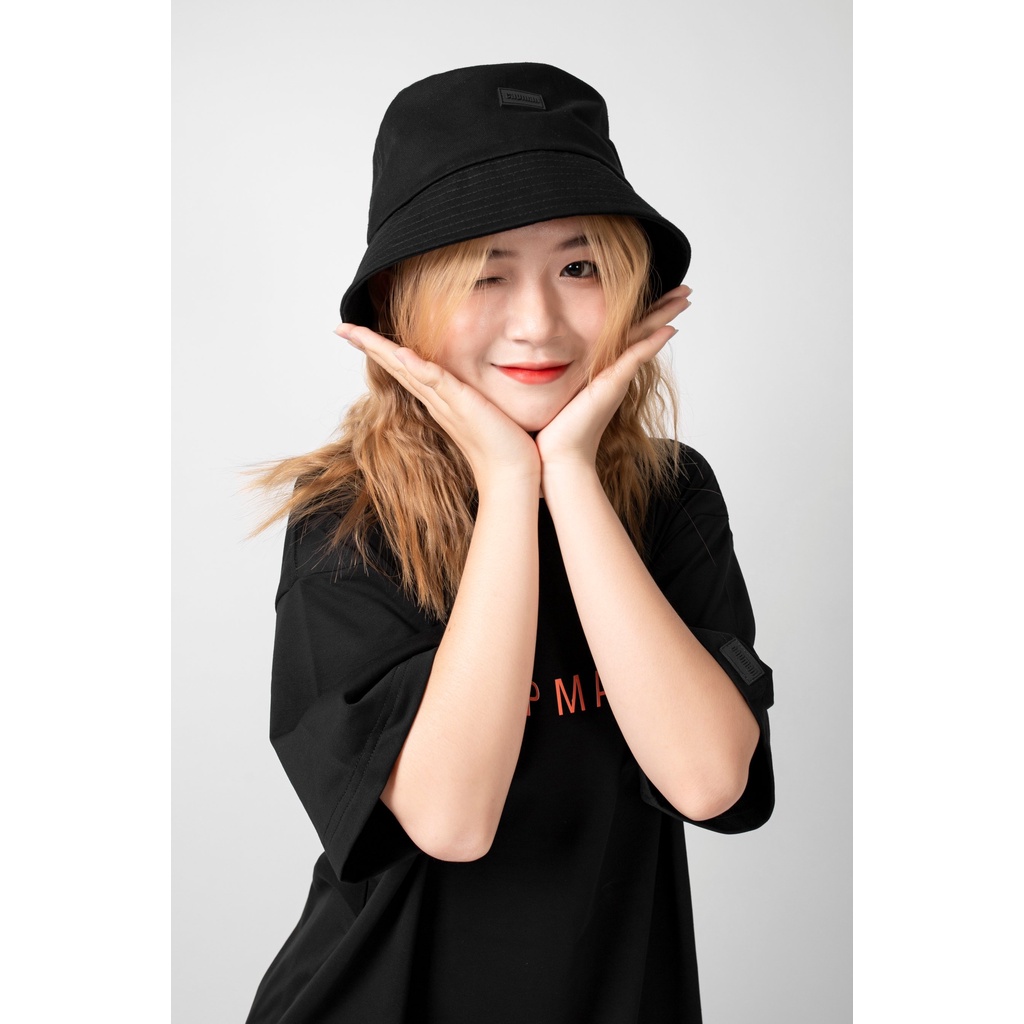 Mũ bucket trơn vành cụp chính hãng CAPMAN phong cách unisex CM̉̀65 dành cho nam nữ