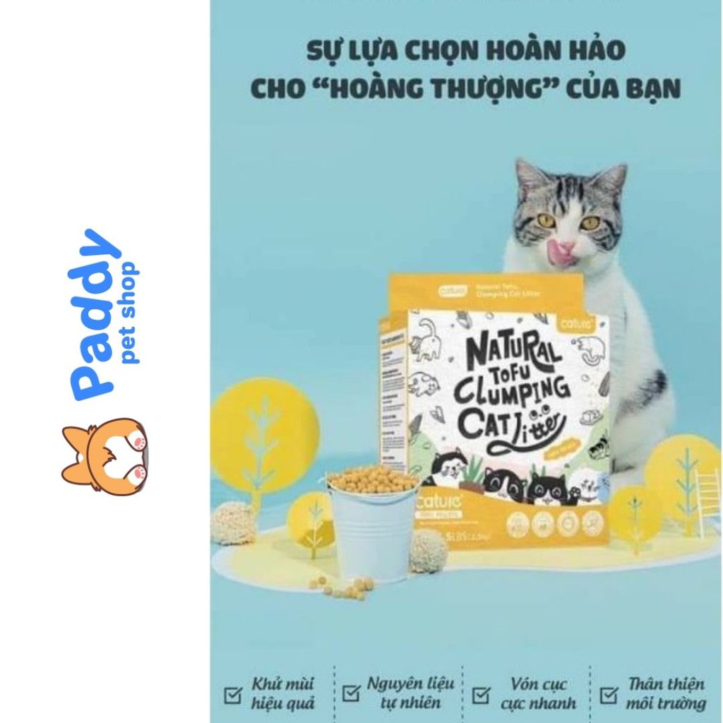 Cát Đậu Nành Cature Tofu Cho Mèo 2.4kg (6L)