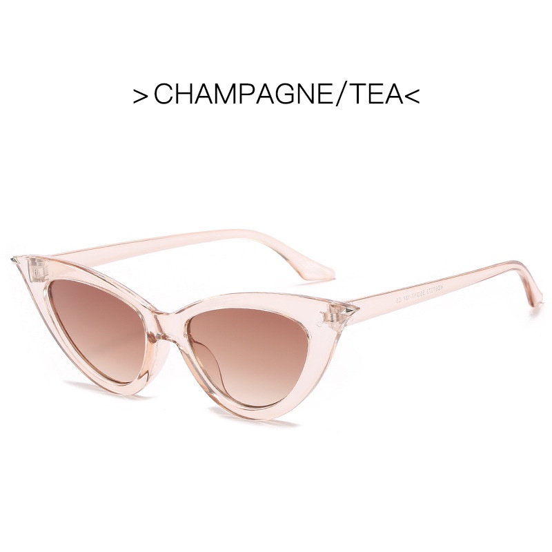 2021 NEW Hip-hop Small Cat Eye Sunglasses Fashion Women Eyeglasses with Retro Style Shades glasses